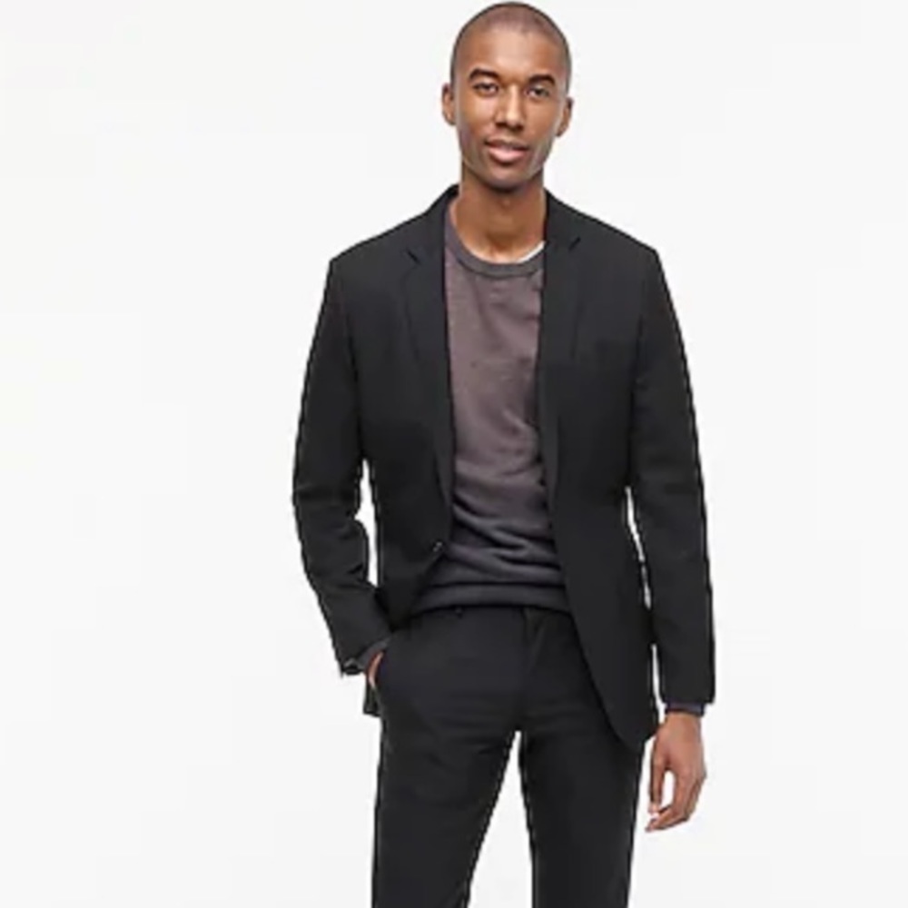 J crew ludlow slim suit jacket double vent wool